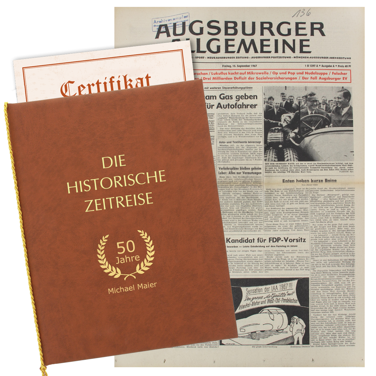 Alte Zeitungen & Zeitschriften schenken | HISTORIA