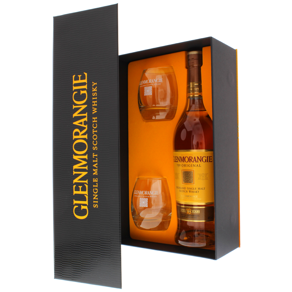 Szklanki whisky Glenmorangie w zestawie upominkowym z grawerem | HISTORIA