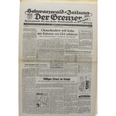 Der Grenzer - Schwarzwaldzeitung 18.09.1953