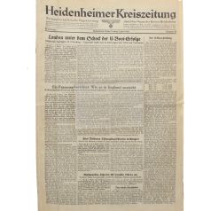 Heidenheimer Kreiszeitung 29.07.1943