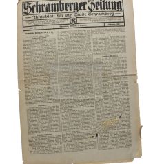 Schramberger Zeitung 26.11.1930