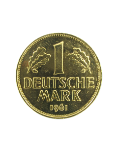 Moneda alemana chapada en oro 1933-2001