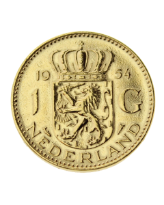 Nederlandse Gulden vergulde munt